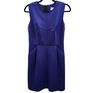 Milly Blue Sleeveless Dress Women's Size 6 Workwear